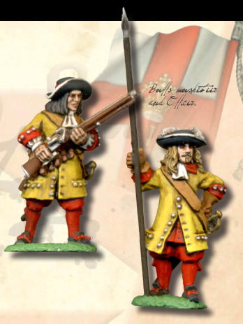 Buffs musketeer and Officer