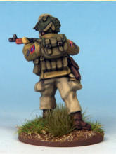 Paratrooper Sergeant of the 82nd Airborne Division. This guy has jump trousers inspired by the Action Man 82nd Paratrooper. He is also sporting M1939 Gloves Riding and black face paint.