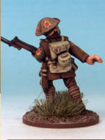 From Great War Miniatures World War One British Army 1917-1918 B017 - British Command in Gas Masks.