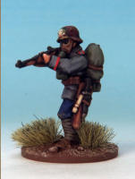 From Great War Miniatures World War One British Army 1917-1918 G004 - German Infantry in Gasmask