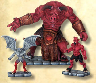 Large Demons, Constructs or Golems, 6 models (or 3 larger models = 2 Strength Points each); may be Summoned. Greater Warbeasts & Cunning @ 8 points
