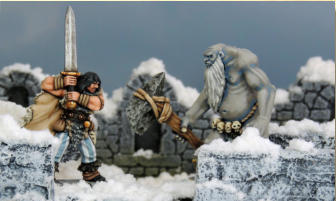 Ever since the great storm that destroyed the city, Frost Giants have occasionally wandered down from the northern mountains. Possessed of rudimentary intelligence, they can occasionally be reasoned with, but generally they see humans as food.