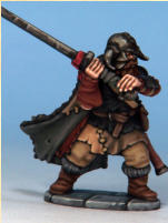 Templar, if the knight is an upgraded man-at-arms, the templar is an upgraded infantryman. Big dude, bigger weapon. Same weakness as the knight though, hes slow.  This box set of hard plastic figures allows you to build 20 different Barbarians.