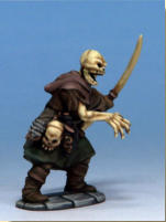 Skeletons are the animated bones of some long dead creature, held together by the power of magic. Most skeletons in Frostgrave were originally humans, but skeletons of dogs or other animals are not uncommon. 