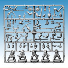 Each plastic frame has multiple weapon choices for you to design unique crew to accompany your Heritor and Warden into the Ghost Archipelago. 28mm sized plastic figures, unpainted and require assembly using glue.