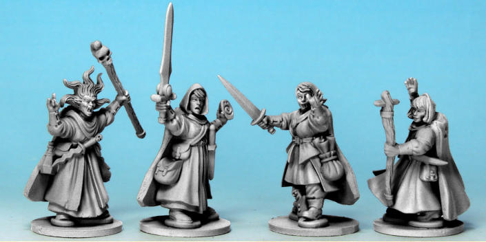 Four cloaks for four wizards.