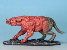 Chronohounds resemble large, lean, and hairless hounds. They have long tongues that loll out of their mouths, and they are constantly salivating. Beyond aggressive, they seem to relish violence, and will usually attack strangers on sight 