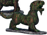 These statues (which, despite the name, may depict any creature) are designed as alarms to scare away intruders. While not intended for combat, they are tough and tenacious, so fleeing is generally the best course of action.