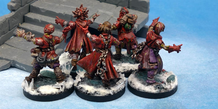 Douglas Hooker Frostgrave Cultists 