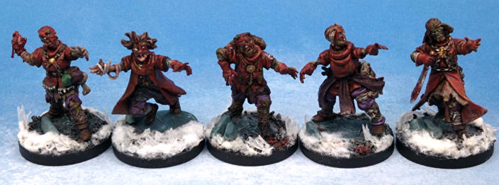 Douglas Hooker Frostgrave Cultists 