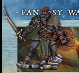 A gnoll chieftain is a powerful warrior, the leader of a warparty, if not of a whole tribe.