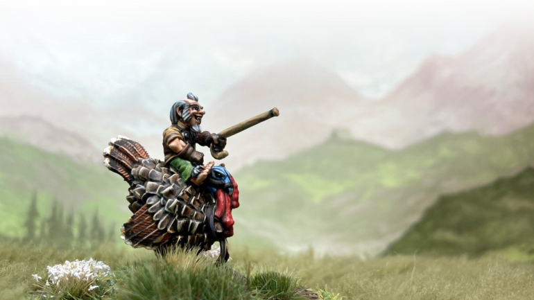 Turkey Rider. Background by Jon Hodgson Backdrops, used under licence.