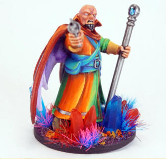 Miljenko Martinic. Winged Wizard. Frostgrave and Stargrave plastics. 