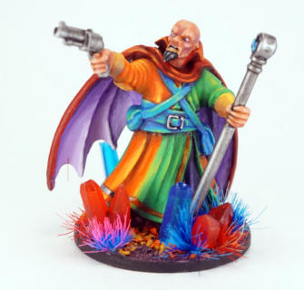Miljenko Martinic. Winged Wizard. Frostgrave and Stargrave plastics. 