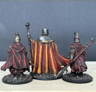 Sarah Dyer.  Herald of the Red King & Wraith Knights. Frostgrave.