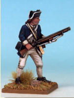  Muskets & Tomahawks > M&T II Figures > War of Independence . Painting by Andrew Taylor, photography by Kev Dallimore.