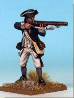  Muskets & Tomahawks > M&T II Figures > War of Independence . Painting by Andrew Taylor, photography by Kev Dallimore.