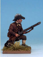 MT0111 - Militia I (War of Independence).  Muskets & Tomahawks > M&T II Figures > War of Independence. Painting by Andrew Taylor, photography by Kev Dallimore.