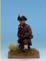 MT0111 - Militia I (War of Independence).  Muskets & Tomahawks > M&T II Figures > War of Independence. Painting by Andrew Taylor, photography by Kev Dallimore.