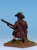 MT0111 - Militia I (War of Independence).  Muskets & Tomahawks > M&T II Figures > War of Independence. Painting by Andrew Taylor, photography by Kev Dallimore.