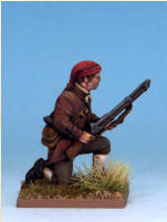 MT0112 - Militia II (War of Independence).  Muskets & Tomahawks > M&T II Figures > War of Independence. Painting by Andrew Taylor, photography by Kev Dallimore.