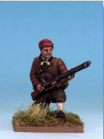 MT0112 - Militia II (War of Independence).  Muskets & Tomahawks > M&T II Figures > War of Independence. Painting by Andrew Taylor, photography by Kev Dallimore.