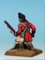 MT0106 - British Light Infantry (War of Independence). Muskets & Tomahawks > M&T II Figures > War of Independence. Painting by Andrew Taylor, photography by Kev Dallimore.