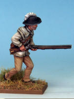 MT0109 - American Riflemen (War of Independence).  Muskets & Tomahawks > M&T II Figures > War of Independence. Painting by Andrew Taylor, photography by Kev Dallimore.