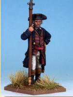 MT0113 - Militia Officer (War of Independence).  Muskets & Tomahawks > M&T II Figures > War of Independence. Painting by Andrew Taylor, photography by Kev Dallimore.