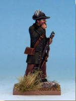 MT0111 - Militia I (War of Independence).  Muskets & Tomahawks > M&T II Figures > War of Independence. Painting by Andrew Taylor, photography by Kev Dallimore.