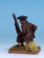 MT0111 - Militia I (War of Independence).  Muskets & Tomahawks > M&T II Figures > War of Independence. Painting by Andrew Taylor, photography by Kev Dallimore.