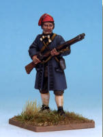 MT0112 - Militia II (War of Independence).  Muskets & Tomahawks > M&T II Figures > War of Independence. Painting by Andrew Taylor, photography by Kev Dallimore.