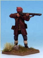 MT0112 - Militia II (War of Independence).  Muskets & Tomahawks > M&T II Figures > War of Independence. Painting by Andrew Taylor, photography by Kev Dallimore.