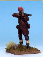 MT0112 - Militia II (War of Independence).  Muskets & Tomahawks > M&T II Figures > War of Independence. Painting by Andrew Taylor, photography by Kev Dallimore.