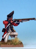 MT0110 - British Grenadiers (War of Independence).  Painting by Andrew Taylor, photography by Kev Dallimore. 