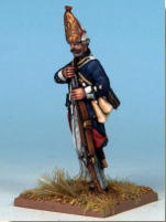 MT0117 - German Grenadiers.  Painting by Andrew Taylor, photography by Kev Dallimore.  German Mercenaries that served in the War of independence, recruited from Hesse-Cassel and Brunswick.