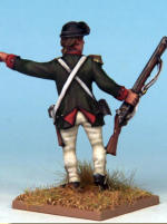 MT0119 - Butler's Rangers Officer (War of Independence).  Painting by Andrew Taylor, photography by Kev Dallimore.  Butler's Rangers (17771784) was a Loyalist provincial military unit of the American Revolutionary War, raised by American John Butler.