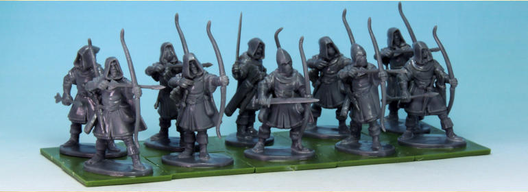 The Light Elves are Elf Rangers and built pretty much straight from the sprues by Kev.