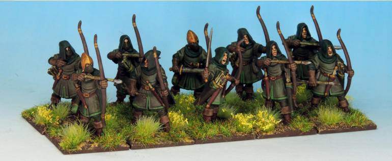 The Light Elves are Elf Rangers and built pretty much straight from the sprues by Kev.