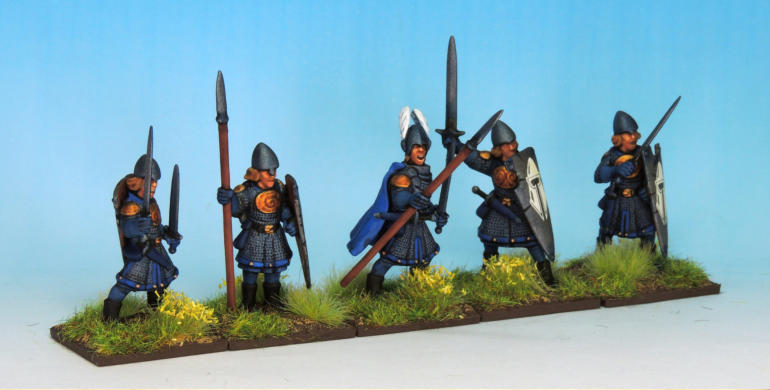 The units of armoured elves are similarly just built from the box.