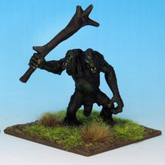 As this developed, we decided the evil needed some punch so Kev painted a troll for them using the brilliant Frostgrave Troll sculpted by Mark Copplestone. 