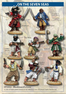 A crew of eight pirates based on the crew of Edward Teach, Blackbeard. 