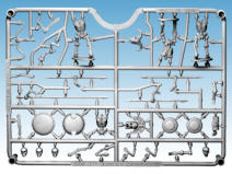 WAACF001 - Skeleton Infantry Box Set. This hard plastic box set allows you to build up to 32 Skeleton Warriors equipped with bow, spear, sword, or pike and with options for full command.