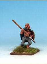 Crusader Miniatures Dark Ages Irish Warrior 35mm spear.