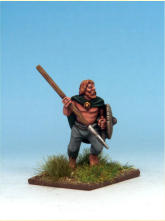 Crusader Miniatures Dark Ages Irish Warrior 35mm spear.