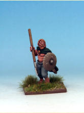 Crusader Miniatures Dark Ages Irish Warrior 35mm spear.