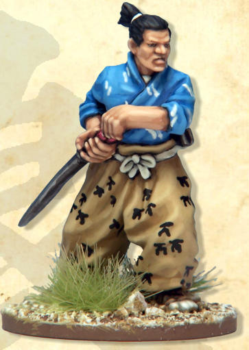 Another superbly posed model depicting a senior student with katana.