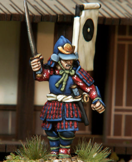 A samurai with katana & heavy armour from the Bushi Buntai.