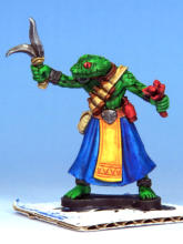 Herbalist. The handle of his peculiar knife Pallid Bone, even though it looks like metal.  