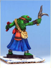 Herbalist. The handle of his peculiar knife Pallid Bone, even though it looks like metal.  